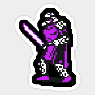 Pixel Shredder Sticker